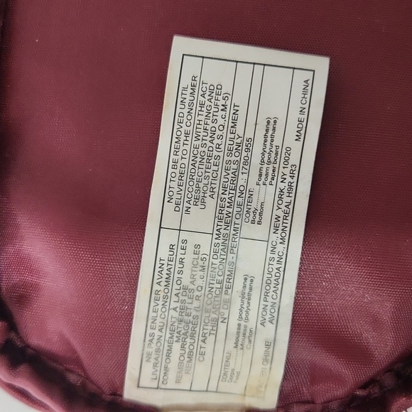 Avon Metallic redish pink makeup bag - Picture 13 of 17